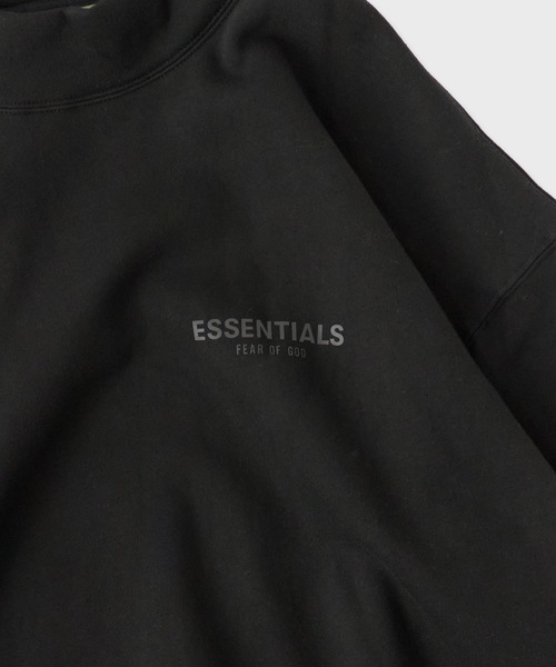 FOG ESSENTIALS（エフオージーエッセンシャルズ）の「FOG ESSENTIALS/エッセンシャルズ 21SS 1POINT LOGO MOCK NECK SEWAT SHIRTS スウェット（スウェット・メンズ・モスグリーン/クリーム/ブラウン/ブラック・L/M/S/XL）」の7枚目の写真