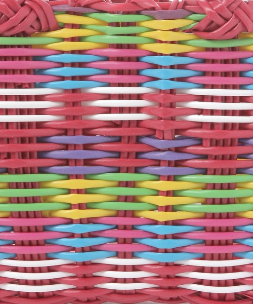 niko and...（ニコアンド）の「【Le voyage en panie(ル ヴォヤージュアンパニエ)】PVCミニバッグ（ハンドバッグ・レディース・レッド/イエロー/ブルー・0）」の7枚目の写真