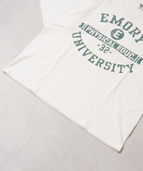 1111clothing(ワンフォークロージング)の「クラックPT ガゼット Tシャツ / Crack Print Gazet T-Shirt(Tシャツ/カットソー・メンズ・ネイビー/サックスブルー/ホワイト系2/ホワイト系1/ブラック系1/ブラック系2・L/M)」の15枚目の写真