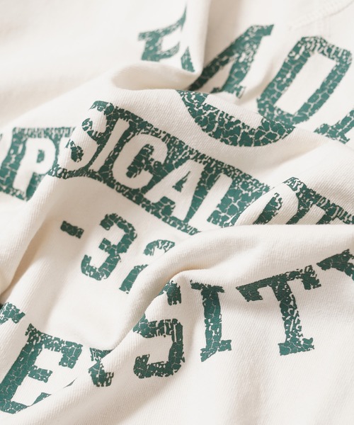 1111clothing(ワンフォークロージング)の「クラックPT ガゼット Tシャツ / Crack Print Gazet T-Shirt(Tシャツ/カットソー・メンズ・ネイビー/サックスブルー/ホワイト系2/ホワイト系1/ブラック系1/ブラック系2・L/M)」の17枚目の写真