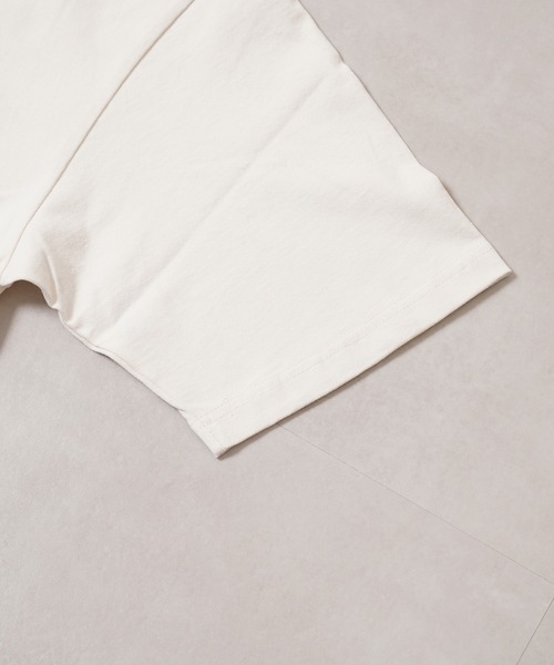 1111clothing(ワンフォークロージング)の「クラックPT ガゼット Tシャツ / Crack Print Gazet T-Shirt(Tシャツ/カットソー・メンズ・ネイビー/サックスブルー/ホワイト系2/ホワイト系1/ブラック系1/ブラック系2・L/M)」の8枚目の写真