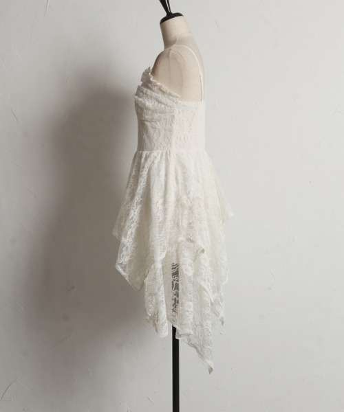 tocco closet（トッコ　クローゼット）の「【ZOZO限定】レースイレヘムキャミワンピース（ワンピース・レディース・アイボリー/ブラック・M）」の20枚目の写真