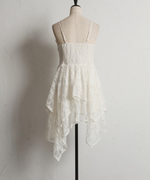 tocco closet（トッコ　クローゼット）の「【ZOZO限定】レースイレヘムキャミワンピース（ワンピース・レディース・アイボリー/ブラック・M）」の21枚目の写真