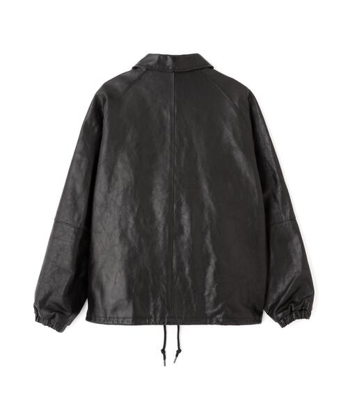 schott（ショット）の「Schott/ショット/LEATHER COACH JACKET/レザー コーチジャケット（ライダースジャケット・メンズ・ブラック・M/L/XL/2XL）」の15枚目の写真