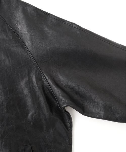schott（ショット）の「Schott/ショット/LEATHER COACH JACKET/レザー コーチジャケット（ライダースジャケット・メンズ・ブラック・M/L/XL/2XL）」の17枚目の写真