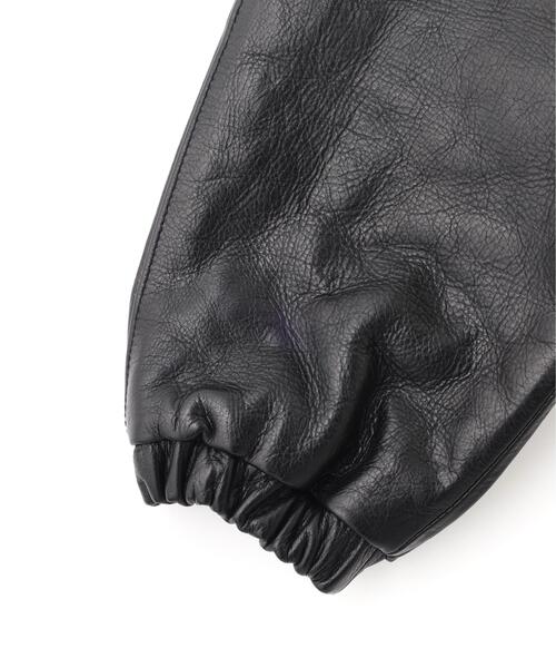 schott（ショット）の「Schott/ショット/LEATHER COACH JACKET/レザー コーチジャケット（ライダースジャケット・メンズ・ブラック・M/L/XL/2XL）」の18枚目の写真