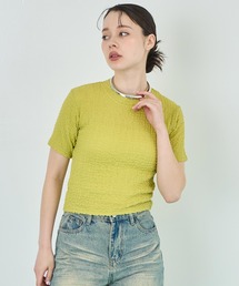 ポコポコ クロップド Tシャツ