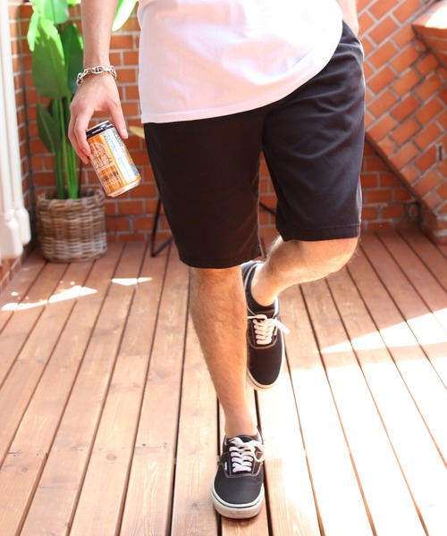 HANES(ヘインズ)の「Hanes チノリラックスショートパンツ(チノパンツ・メンズ・ブラック/ベージュ/ネイビー/カーキ・MEDIUM/X-LARGE/LARGE)」の5枚目の写真