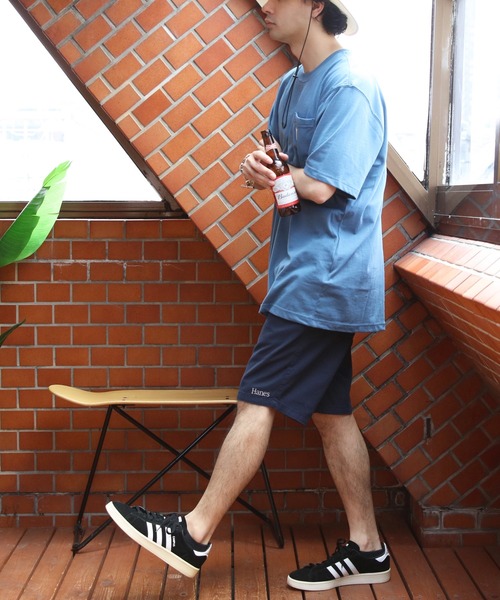 HANES(ヘインズ)の「Hanes チノリラックスショートパンツ(チノパンツ・メンズ・ブラック/ベージュ/ネイビー/カーキ・MEDIUM/X-LARGE/LARGE)」の9枚目の写真