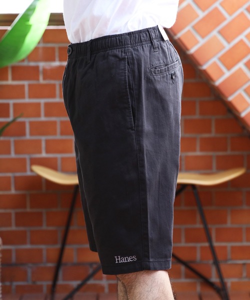 HANES(ヘインズ)の「Hanes チノリラックスショートパンツ(チノパンツ・メンズ・ブラック/ベージュ/ネイビー/カーキ・MEDIUM/X-LARGE/LARGE)」の14枚目の写真