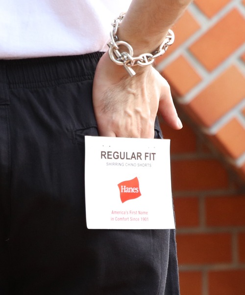 HANES(ヘインズ)の「Hanes チノリラックスショートパンツ(チノパンツ・メンズ・ブラック/ベージュ/ネイビー/カーキ・MEDIUM/X-LARGE/LARGE)」の17枚目の写真