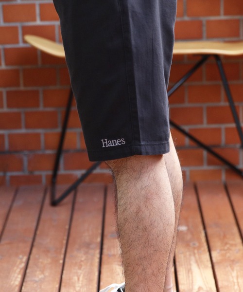 HANES(ヘインズ)の「Hanes チノリラックスショートパンツ(チノパンツ・メンズ・ブラック/ベージュ/ネイビー/カーキ・MEDIUM/X-LARGE/LARGE)」の19枚目の写真