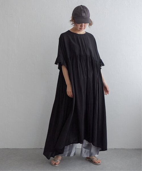 美品✨MAX MARA ボリュームスリーブ ギャザー ワンピース シルク100 セール】【 notch. by KR 】ボリュームギャザーワンピース