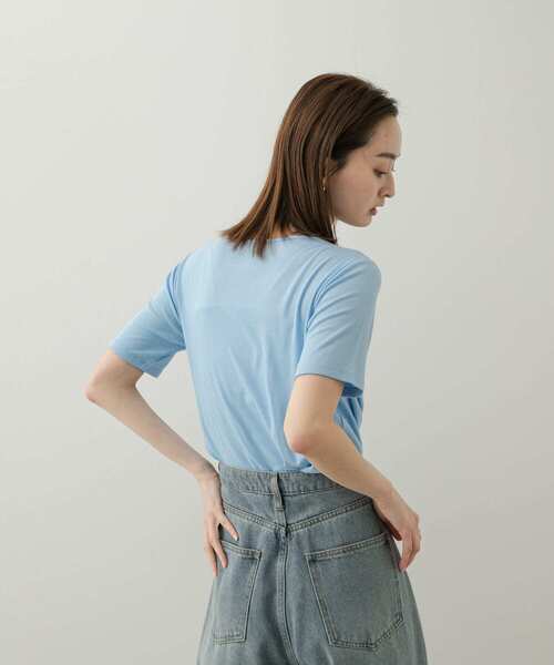 セール】アシメドレープトップ(半袖)（Tシャツ/カットソー）｜SENSE OF