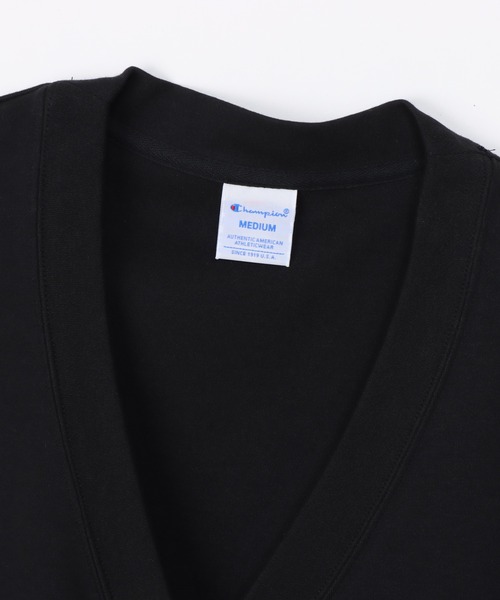 Champion（チャンピオン）の「【Champion/チャンピオン】レディース ベーシック カーディガン（カーディガン/ボレロ・レディース・チャコール/ネイビー/ブラック/オリーブ・MEDIUM/LARGE）」の12枚目の写真
