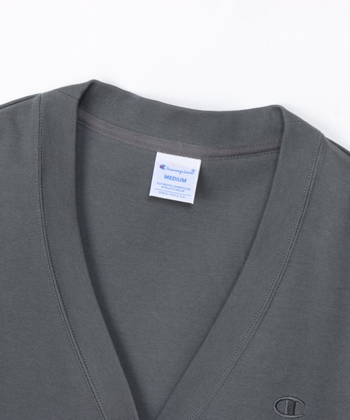 Champion（チャンピオン）の「【Champion/チャンピオン】レディース ベーシック カーディガン（カーディガン/ボレロ・レディース・チャコール/ネイビー/ブラック/オリーブ・MEDIUM/LARGE）」の8枚目の写真