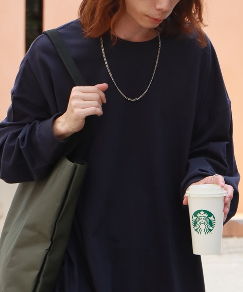 United Athle（ユナイテッドアスレ）の「【ROOPTOKYO】UNITED ATHLE 5.6oz  ロングスリーブTee/ロンT 無地 クルーネック メンズ レディース 2026年春夏（Tシャツ/カットソー・メンズ・ライトブルー/スミクロ/ネイビー/ブラック/オフホワイト/ホワイト・S/L/M/XL）」の6枚目の写真