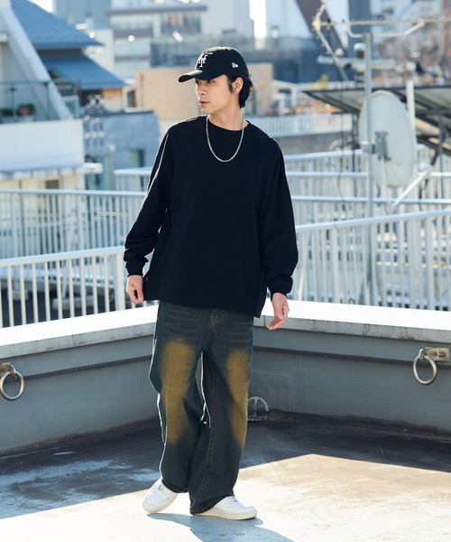 United Athle（ユナイテッドアスレ）の「【ROOPTOKYO】UNITED ATHLE 5.6oz  ロングスリーブTee/ロンT 無地 クルーネック メンズ レディース 2026年春夏（Tシャツ/カットソー・メンズ・ライトブルー/スミクロ/ネイビー/ブラック/オフホワイト/ホワイト・S/L/M/XL）」の3枚目の写真