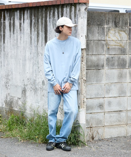 United Athle（ユナイテッドアスレ）の「【ROOPTOKYO】UNITED ATHLE 5.6oz  ロングスリーブTee/ロンT 無地 クルーネック メンズ レディース 2026年 夏 夏服（Tシャツ/カットソー・メンズ・ライトブルー/スミクロ/ネイビー/ブラック/オフホワイト/ホワイト・S/L/M/XL）」の12枚目の写真