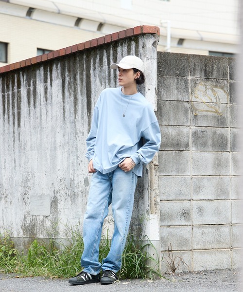 United Athle（ユナイテッドアスレ）の「【ROOPTOKYO】UNITED ATHLE 5.6oz  ロングスリーブTee/ロンT 無地 クルーネック メンズ レディース 2026年 夏 夏服（Tシャツ/カットソー・メンズ・ライトブルー/スミクロ/ネイビー/ブラック/オフホワイト/ホワイト・S/L/M/XL）」の14枚目の写真