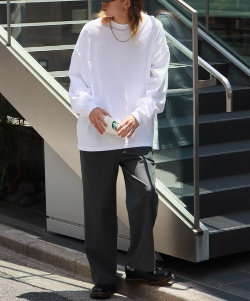 United Athle（ユナイテッドアスレ）の「【ROOPTOKYO】UNITED ATHLE 5.6oz  ロングスリーブTee/ロンT 無地 クルーネック メンズ レディース 2026年春夏（Tシャツ/カットソー・メンズ・ライトブルー/スミクロ/ネイビー/ブラック/オフホワイト/ホワイト・S/L/M/XL）」の20枚目の写真