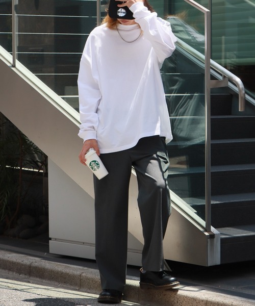 United Athle（ユナイテッドアスレ）の「【ROOPTOKYO】UNITED ATHLE 5.6oz  ロングスリーブTee/ロンT 無地 クルーネック メンズ レディース 2026年春夏（Tシャツ/カットソー・メンズ・ライトブルー/スミクロ/ネイビー/ブラック/オフホワイト/ホワイト・S/L/M/XL）」の19枚目の写真