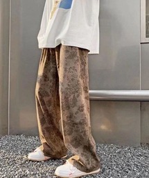 WARAIJOGO（ワライジョウゴ）の「【WARAIJOGO】フラワーパターンハイウエストパンツ(NEZ)（その他パンツ）」