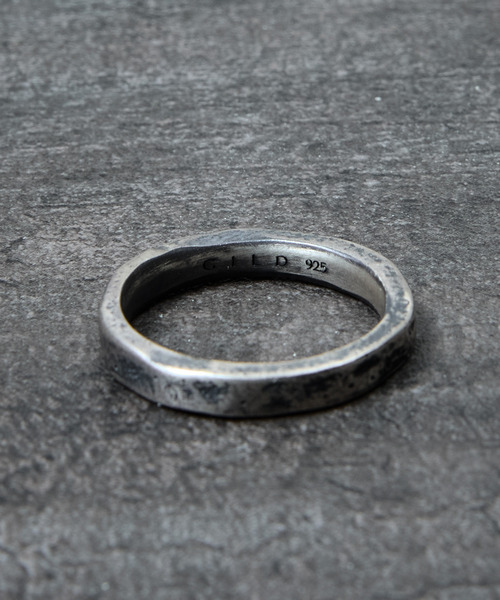 GILD(ギルド)の「GILD ギルド / Flat atypical narrow ring シルバー925フラットエイティピカルナローリング / G251-RI04(リング・メンズ・シルバー/プラチナム/ゴールド・21号/19号/17号/15号/13号/11号/9号/7号)」の11枚目の写真