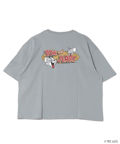 公式】トムとジェリー 天竺半袖WIDE型Tシャツ（Tシャツ