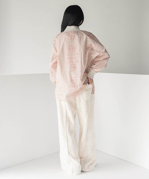 mintdesigns(ミントデザインズ)の「FEATHER LACE PANTS(その他パンツ・レディース・ホワイト/ブラック・ONESIZE)」の4枚目の写真