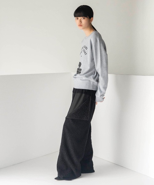 mintdesigns(ミントデザインズ)の「FEATHER LACE PANTS(その他パンツ・レディース・ホワイト/ブラック・ONESIZE)」の7枚目の写真