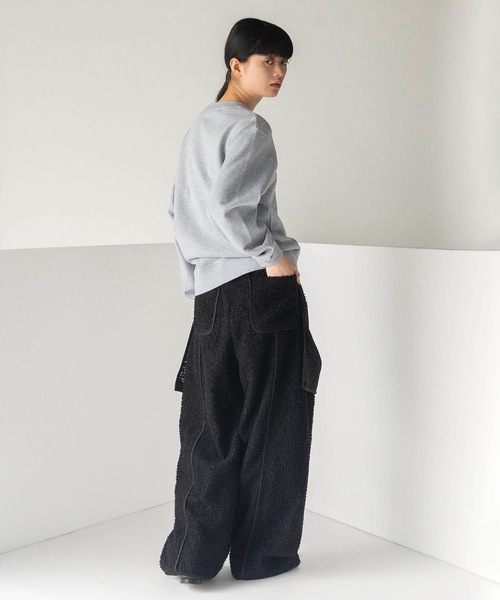 mintdesigns(ミントデザインズ)の「FEATHER LACE PANTS(その他パンツ・レディース・ホワイト/ブラック・ONESIZE)」の8枚目の写真