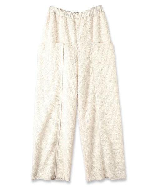 mintdesigns(ミントデザインズ)の「FEATHER LACE PANTS(その他パンツ・レディース・ホワイト/ブラック・ONESIZE)」の11枚目の写真