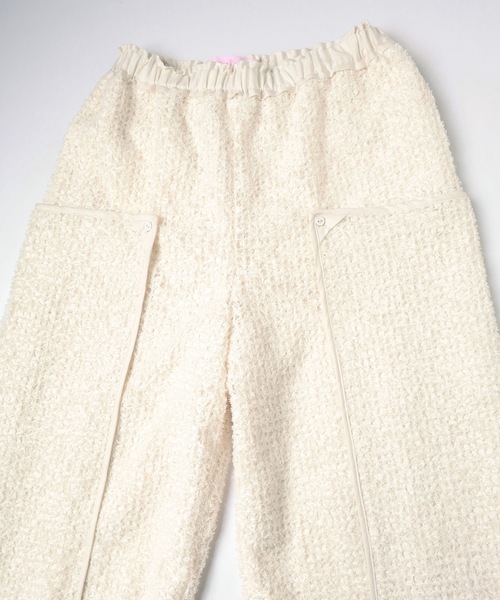 mintdesigns(ミントデザインズ)の「FEATHER LACE PANTS(その他パンツ・レディース・ホワイト/ブラック・ONESIZE)」の13枚目の写真