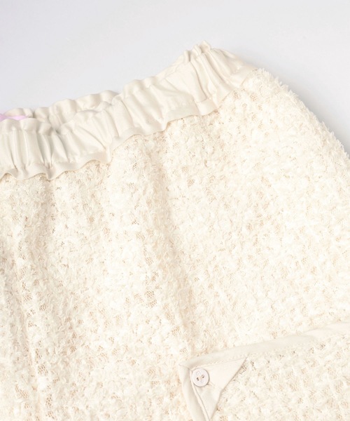 mintdesigns(ミントデザインズ)の「FEATHER LACE PANTS(その他パンツ・レディース・ホワイト/ブラック・ONESIZE)」の14枚目の写真