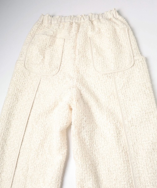 mintdesigns(ミントデザインズ)の「FEATHER LACE PANTS(その他パンツ・レディース・ホワイト/ブラック・ONESIZE)」の15枚目の写真