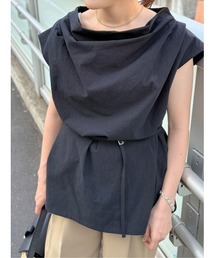 ドレープシャツプルオーバー