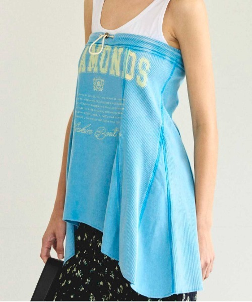 MAISON SPECIAL(メゾンスペシャル)の「2way DIAMONDS Printed Bear Top/2WAY DIAMONDSプリントベアトップ(Tシャツ/カットソー・レディース・ブラック/ベージュ/ブルー・FREE)」の11枚目の写真