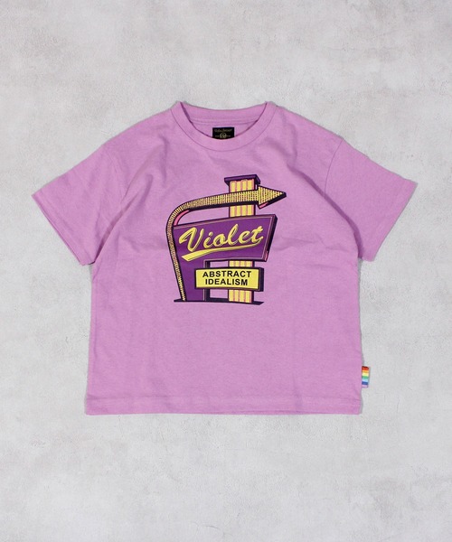 Life Support Products（ライフサポートプロダクツ）の「RAINBOW COLOR Tee（Tシャツ/カットソー・キッズ・グリーン/ブルー/オレンジ/イエロー/ネイビー/レッド/パープル・90/100/110/120/80/130/95/140/150）」の4枚目の写真