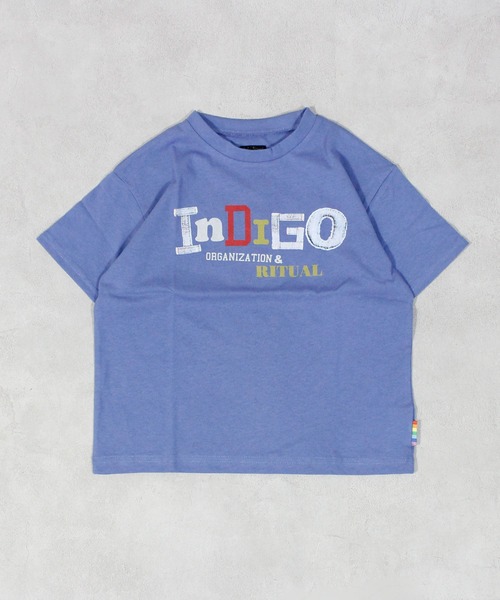 Life Support Products（ライフサポートプロダクツ）の「RAINBOW COLOR Tee（Tシャツ/カットソー・キッズ・グリーン/ブルー/オレンジ/イエロー/ネイビー/レッド/パープル・90/100/110/120/80/130/95/140/150）」の3枚目の写真