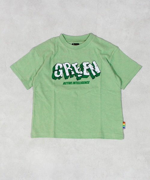 Life Support Products（ライフサポートプロダクツ）の「RAINBOW COLOR Tee（Tシャツ/カットソー・キッズ・グリーン/ブルー/オレンジ/イエロー/ネイビー/レッド/パープル・90/100/110/120/80/130/95/140/150）」の15枚目の写真