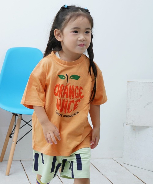 Life Support Products（ライフサポートプロダクツ）の「RAINBOW COLOR Tee（Tシャツ/カットソー・キッズ・グリーン/ブルー/オレンジ/イエロー/ネイビー/レッド/パープル・90/100/110/120/80/130/95/140/150）」の10枚目の写真