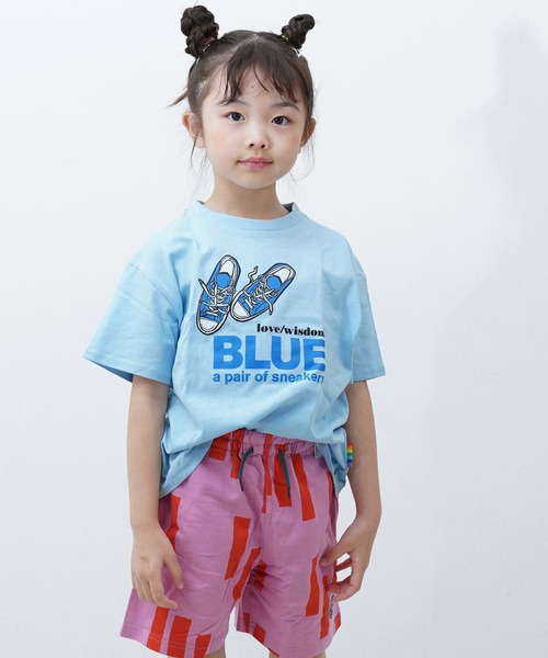 Life Support Products（ライフサポートプロダクツ）の「RAINBOW COLOR Tee（Tシャツ/カットソー・キッズ・グリーン/ブルー/オレンジ/イエロー/ネイビー/レッド/パープル・90/100/110/120/80/130/95/140/150）」の9枚目の写真