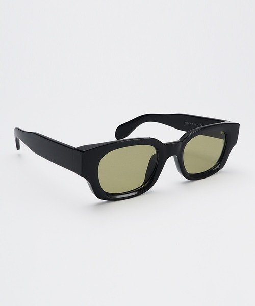 MinoriTY(マイノリティ)の「【MinoriTY】ウエリントンサングラス メンズ ウィメンズ ユニセックス(サングラス・メンズ・ブラック×ブラック/ブラック×イエロー・FREE)」の2枚目の写真