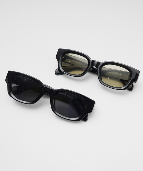 MinoriTY(マイノリティ)の「【MinoriTY】ウエリントンサングラス メンズ ウィメンズ ユニセックス(サングラス・メンズ・ブラック×ブラック/ブラック×イエロー・FREE)」の6枚目の写真