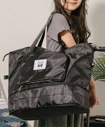 URBAN CHERRY（アーバンチェリー）の「【2段階広げられる】小さく折りたためる大容量バッグ（ボストンバッグ）」