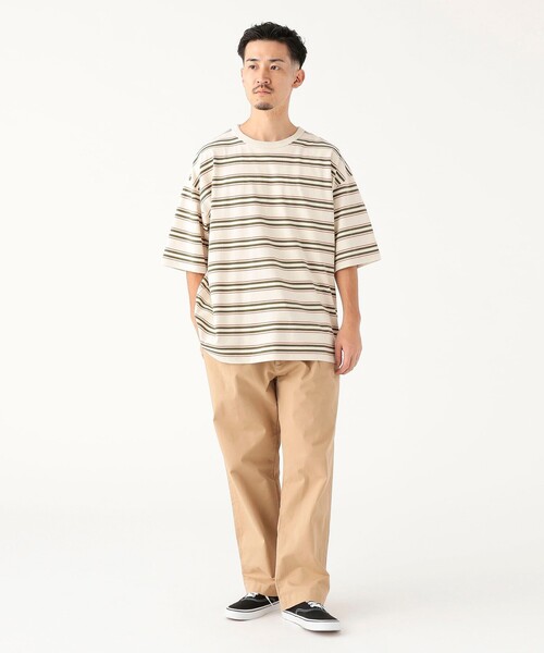 B:MING by BEAMS(ビーミングバイビームス)の「フェード ボーダー ビッグ Tシャツ(Tシャツ/カットソー・メンズ・アイボリー/ネイビー・SMALL/MEDIUM/LARGE/X-LARGE)」の9枚目の写真