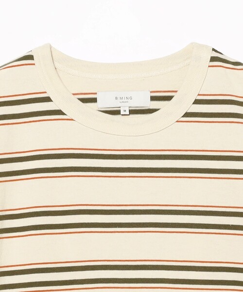 B:MING by BEAMS(ビーミングバイビームス)の「フェード ボーダー ビッグ Tシャツ(Tシャツ/カットソー・メンズ・アイボリー/ネイビー・SMALL/MEDIUM/LARGE/X-LARGE)」の13枚目の写真