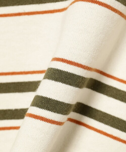 B:MING by BEAMS(ビーミングバイビームス)の「フェード ボーダー ビッグ Tシャツ(Tシャツ/カットソー・メンズ・アイボリー/ネイビー・SMALL/MEDIUM/LARGE/X-LARGE)」の5枚目の写真