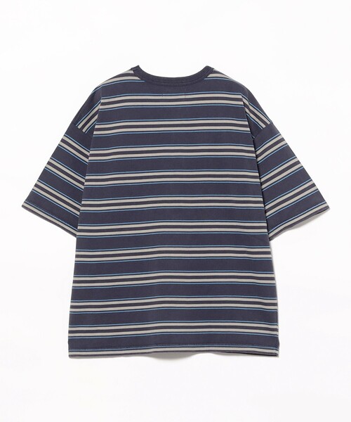 B:MING by BEAMS(ビーミングバイビームス)の「フェード ボーダー ビッグ Tシャツ(Tシャツ/カットソー・メンズ・アイボリー/ネイビー・SMALL/MEDIUM/LARGE/X-LARGE)」の6枚目の写真